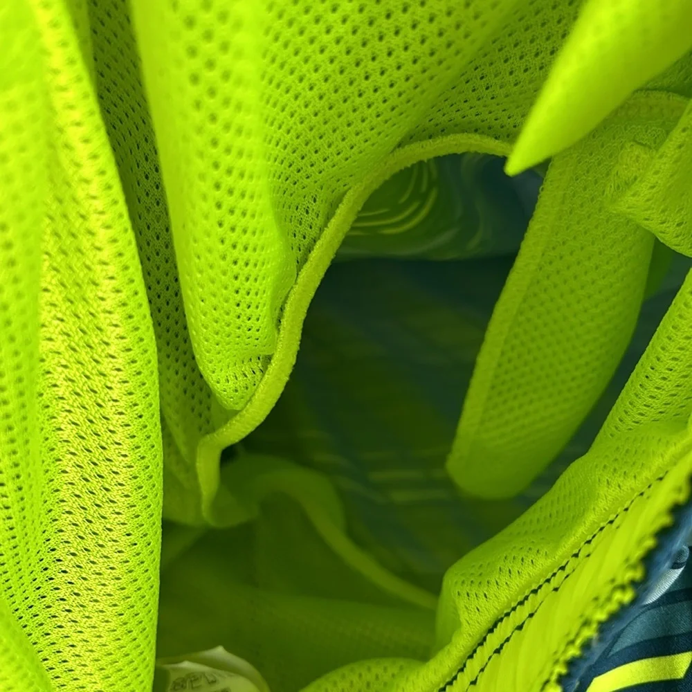 Nike Men’s 2X Size XXL Blue Yellow Lined Baggies Swim Shorts Beach Surf Wear
